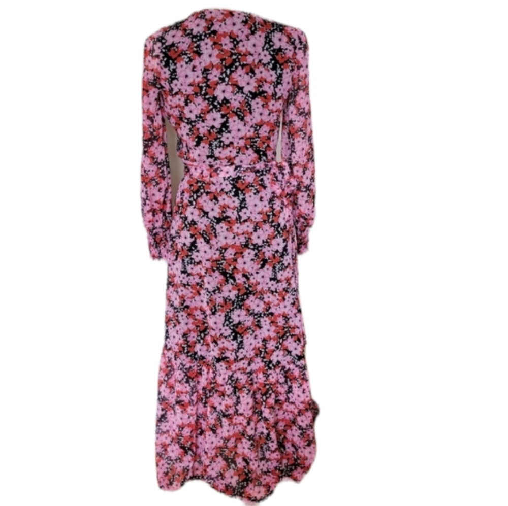 Bar lll long floral wrap around dress - Picture 4 of 8